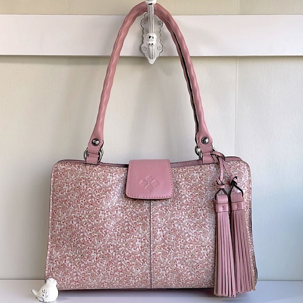 Patricia Nash Rienzo Floral Satchel Shoulder Bag
